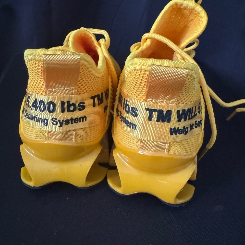 Womens Running Walking  Non Slip Gym Sports Work Trainers / Yellow / 6.5 - Picture 8 of 9